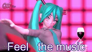 Hatsune miku Superfusion vocaloid music animation [upl. by Laise]