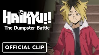 HAIKYU The Dumpster Battle  Exclusive Clip English Subtitles [upl. by Ainex]