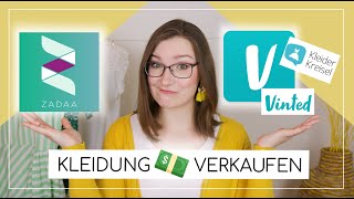 Wo verkaufst du besser Kleidung ZADAA vs VINTED 👕💰 Second Hand Apps im Test [upl. by Ahseikan785]