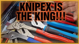 Knipex Cobra vs Channel lock Pliers [upl. by Oicor]