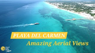 Playa del Carmen Mexico Stunning Drone Views [upl. by Lankton]