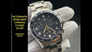 Victorinox Swiss Army Chrono Classic Chronograph 241497 Watch  Review Valjoux Relogios [upl. by Chiou]