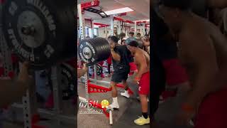 Nick Chubb with the Calves of Hercules 😳 Squatting 675 Pounds [upl. by Nnayelhsa]