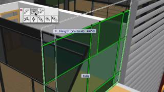 ArchiCAD 13  Improved Curtain Wall Editing [upl. by Yelsgnik]