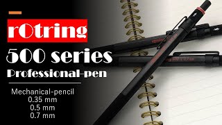 rOtring 500 Professional Mechanicalpencil 0705035 mm Short [upl. by Hortense704]