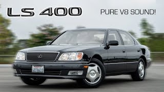 THE GREATEST JAPANESE V8 Lexus LS400 with Universal Mufflers  Resonator Delete [upl. by Gut]