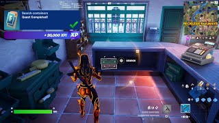 Fortnite  Search Containers WEEK 7 Quests Challenges [upl. by Gnoh]