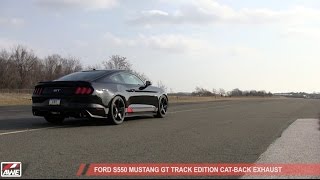 AWE Ford S550 Mustang GT Track Edition Catback Exhaust [upl. by Edea]