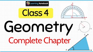 Class 4 Maths Geometry Complete Chapter [upl. by Annaierb455]