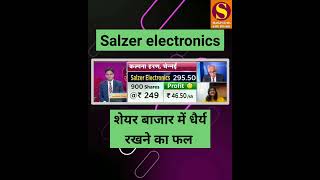 salzer electronics sharesalzerelectronics salzerelectronicsnews ytshorts [upl. by Lyall299]