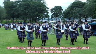 Kirkcaldy amp District Pipe Band  Scottish Championship 2024 [upl. by Ahtilat]