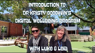 Emmaus Staff introduce families to Dr Kirsty Goodwins Digital Welbeing Program [upl. by Adoc]