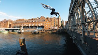 SCARY Parkour Water Challenges  Hamburg 🇩🇪 [upl. by Hocker]