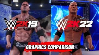 WWE 2K22 vs WWE 2K19 Graphics Comparison  1080p Which Is Better [upl. by Jordanson651]