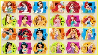 Disney Princess Belle Ariel Jasmine Rapunzel  Trapped Doors Compilation [upl. by Bristow397]