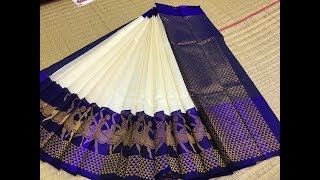 11 Pure Handloom Korvai Silk Cotton Sarees with Price ₹5900  Million Designs [upl. by Evonne599]