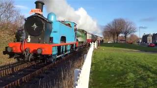 Santa Special train at the Boness and Kinneil Railway 221218 [upl. by Descombes]