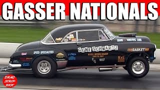 Gasser Nationals Nostalgia Drag Racing [upl. by Lednam]