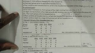 12 Bifocal Electronics  Paper 2 Chapter 1 Binary to hexadecimal conversion [upl. by Chrysa]