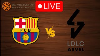 🔴 Live Barcelona vs LyonVilleurbanne  EuroLeague 20232024  Live Play by Play Scoreboard [upl. by Stacia]