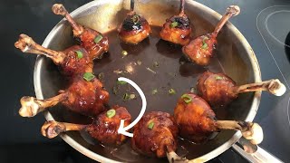 The BEST Chicken Leg Lollipops With SWEET amp SOUR Glaze [upl. by Skiba]