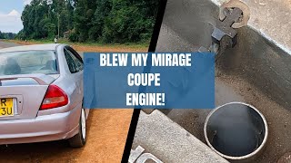 DIY Gone Wrong BLEW My Mitsubishi CK2 Coupe Engine [upl. by Gabriell]