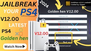 PS4 jailbreak v1200 latest Goldenhen for all models [upl. by Nujra]