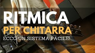 Ritmica e accompagnamento per chitarra ecco un sistema facile per imparare  con Vince Carpentieri [upl. by Mildrid]