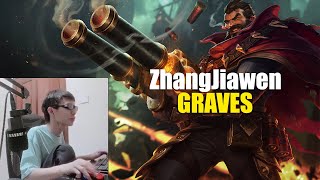 RANK 1 GRAVES  ZhangJiawen Graves vs Ryze  ZhangJiawen Rank 1 Graves Guide  Zhang Jiawen [upl. by Ssyla]