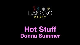 Donna Summer  Hot Stuff LyricsTesto Karaoke Style [upl. by Ayotna659]