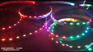 020 side view DC12V 60leds ws2811 020 rgb digital led strip programmable 335 emitting 020 strip [upl. by Anerev325]