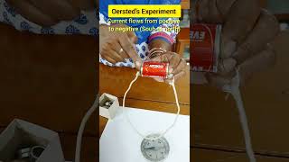 Oersteds Experiment  magnetic effect of electric current class 10 icse physics [upl. by Alemahs146]