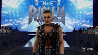 WWE2K23 RHEA RIPLEY 21 ENTRANCE WTUTORIAL PS5 NO MODS [upl. by Aehsrop288]