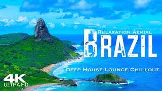 4K BRAZIL 🇧🇷 BRASIL 2023  2½ Hour Drone Aerial with Deep House  São Paulo amp Rio de Janeiro [upl. by Aztirak606]