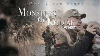 Monsters of Kodiak Presented by Sig Sauer  Potential World Record Archery Kodiak Bear [upl. by Ahseket703]