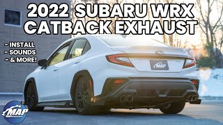 2022 Subaru WRX CatBack Exhaust System By MAPerformance [upl. by Sosanna178]