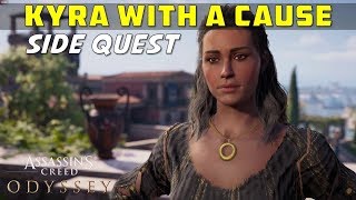 Kyra with a Cause Mykonos  Destroy Athenian War Supplies amp Weapons  ASSASSINS CREED ODYSSEY [upl. by Henebry]