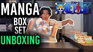 ONE PIECE MANGA BOX SET 2 UNBOXING MANGA HAUL FAVOURITE MANGAANIME [upl. by Yelir]