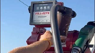 Fill Rite FR311VB 115V 230V 35 GPM Fuel Transfer Pump Review Fill Rite Fuel Pump with Galloon Count [upl. by Devan]