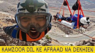 zipline adventure  Worlds Longest Ras al Khaimah jebel jais Zipline in the world  Crazy prank tv [upl. by Naujid]