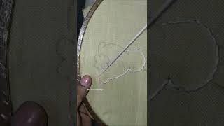 How To Do Stem Stitch For Beginners ytshorts doodleanddesign viralvideo [upl. by Howlan]