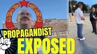 PROPAGANDIST EXPOSED NO FREE SPEECH FO YU [upl. by Hoffarth]