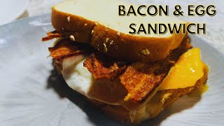 The Perfect Egg and Bacon Sandwich Easy Breakfast Recipe [upl. by Gilberte702]