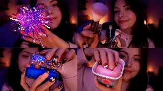 ASMR ✨1 HEURE DE TRIGGERS ✨ Face brushing jelly blox tapping sticky etc [upl. by Ettevroc991]