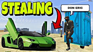 Stealing All quotSPORTS CARquot from rich people in the CITY  GTA 5 [upl. by Brenan319]