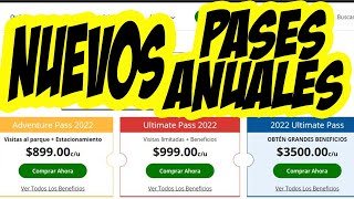 SIX FLAGS MÉXICO Ya NO EXISTEN las membresías Nuevos PASES ANUALES 2022 Precio  Six Flags México [upl. by Fezoj]