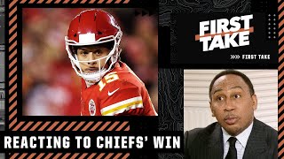 Stephen A reacts to the Chiefs WILD OT WIN over the Bills  First Take [upl. by Whitman]