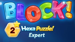 BLOCK Hexa Puzzle Expert Level 2 Basic  Lösung Solution Walkthrough [upl. by Convery]