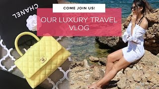 JOIN US Luxury Travel Chanel Handbags amp Champagne  Crete Vlog  Sophie Shohet [upl. by Afrikah]