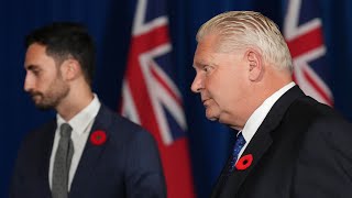 Doug Ford asked why unions should believe his latest promises  CUPE strike in Ontario [upl. by Ilrahs]